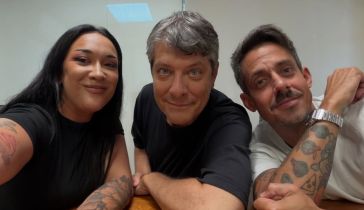 Mario Pergolini, Evelyn Botto y Agustín "Rada" Aristarán