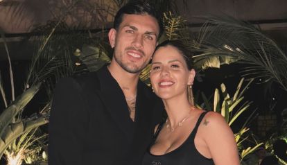 Camila Galante y Leandro Paredes 