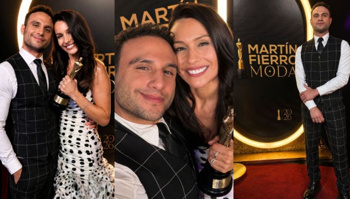 Leo Saleh brilló en los Martín Fierro de la Moda 2026 y anunció la expansión internacional de "Fashion Sunset " junto a Pampita