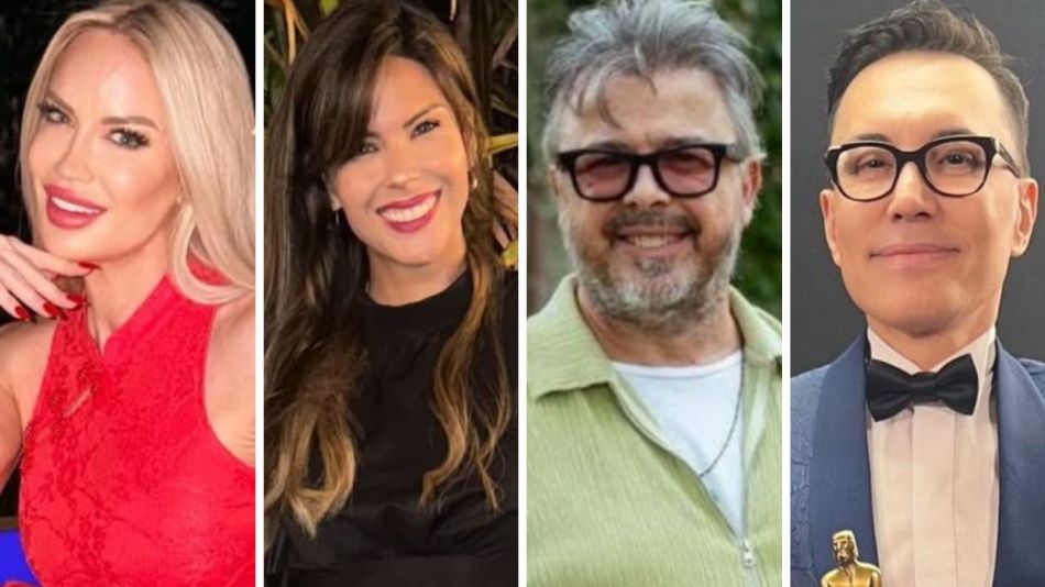 Luciana Salazar, Barby Franco, Donato de Santis y Marcelo Polino