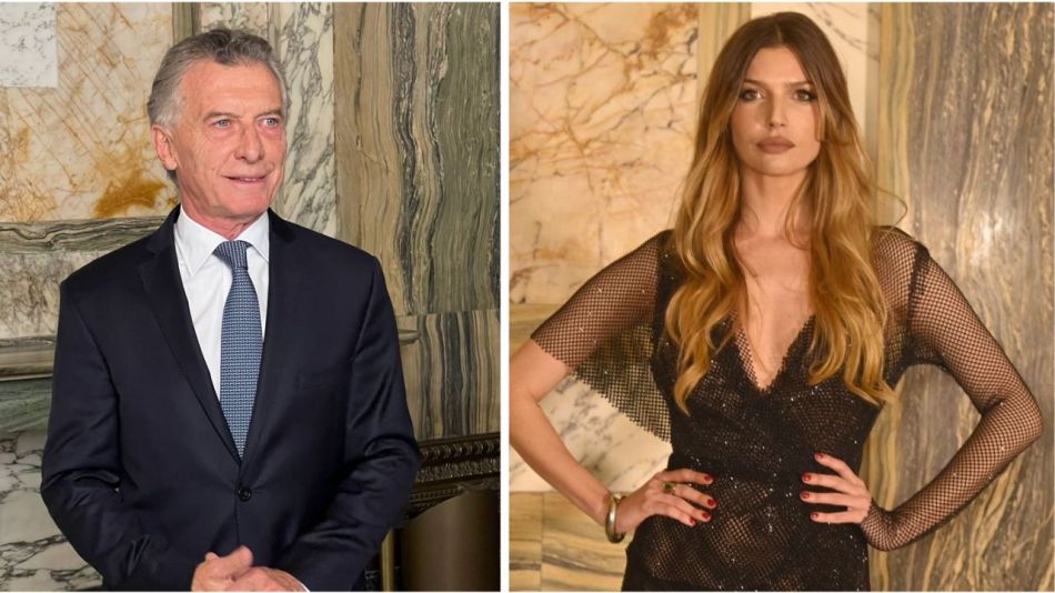 Mauricio Macri y Chloe Bello