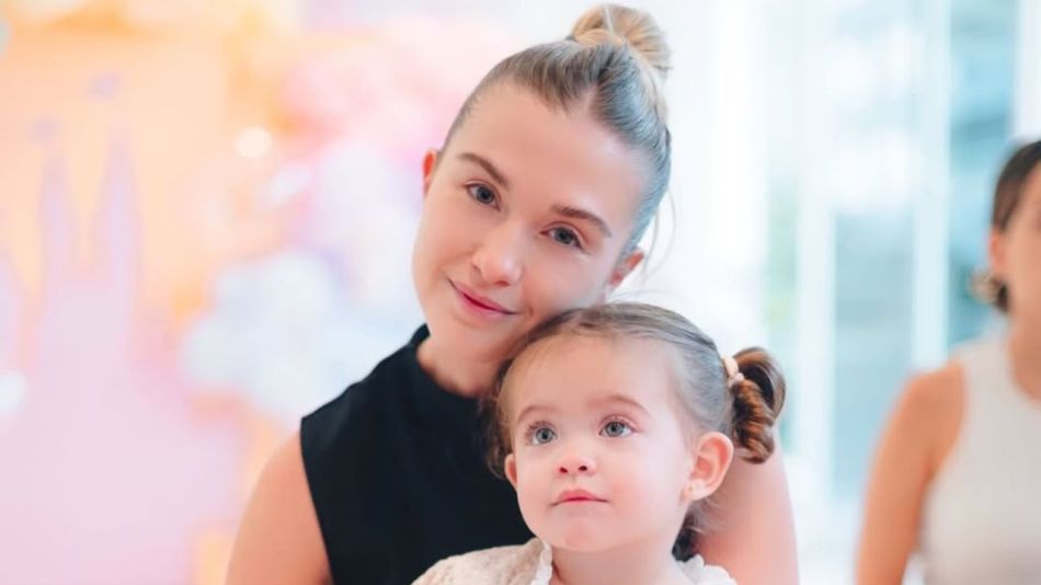 Sofía Calzetti y su hija Olivia