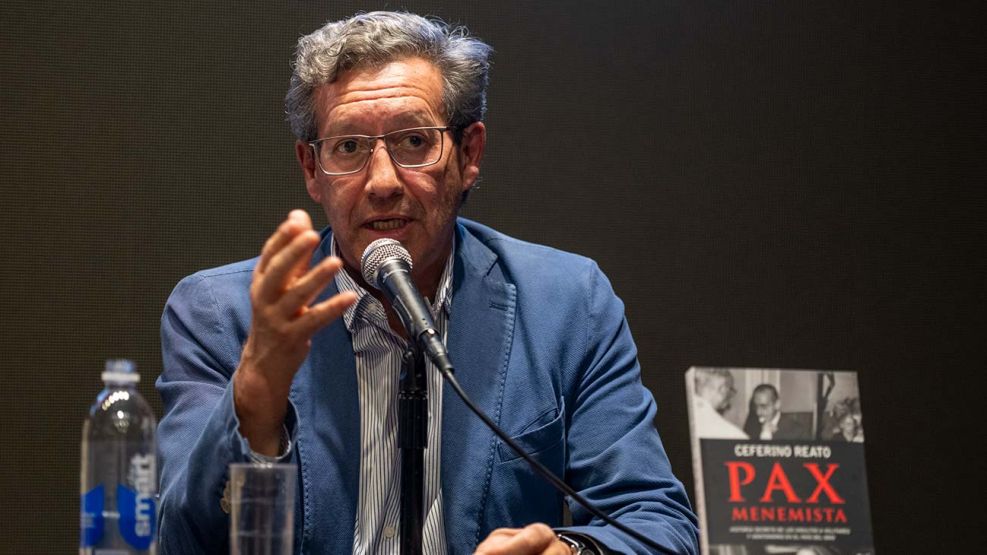 Ceferino Reato presenta PAX Menemista 28042026