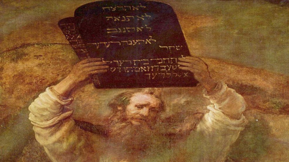 Moisés recibiendo las Tablas de la Ley 20260428