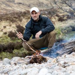 Ed Stafford en acción.