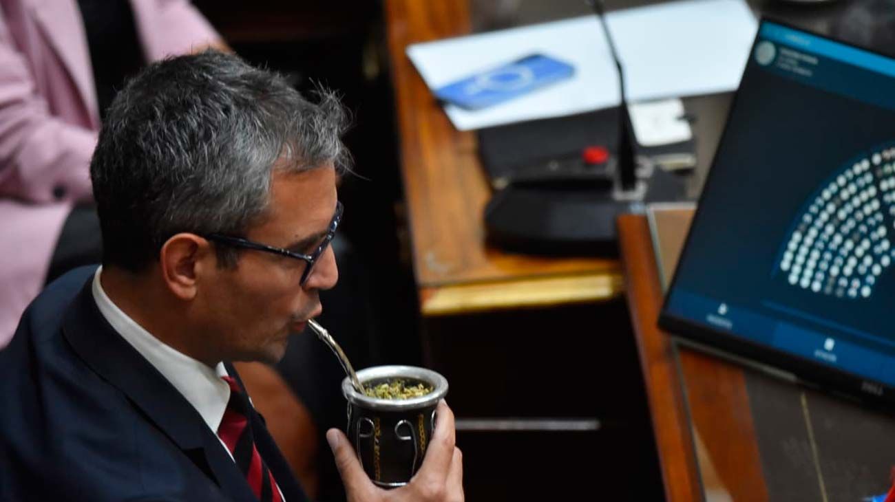 Manuel Adorni en el Congreso 