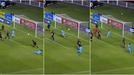 El insólito gol que erró Kevin Silva