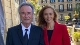 La historia de amor de Oscar Martínez y Marina Borensztein: eran amigos, superaron los escándalos y el Rosedal de Palermo como celestino