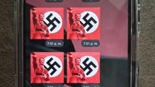 mensajes antisemitas en corrientes