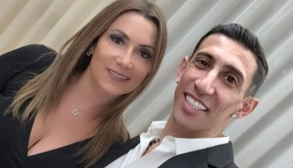 Jorgelina Cardoso y Ángel Di María