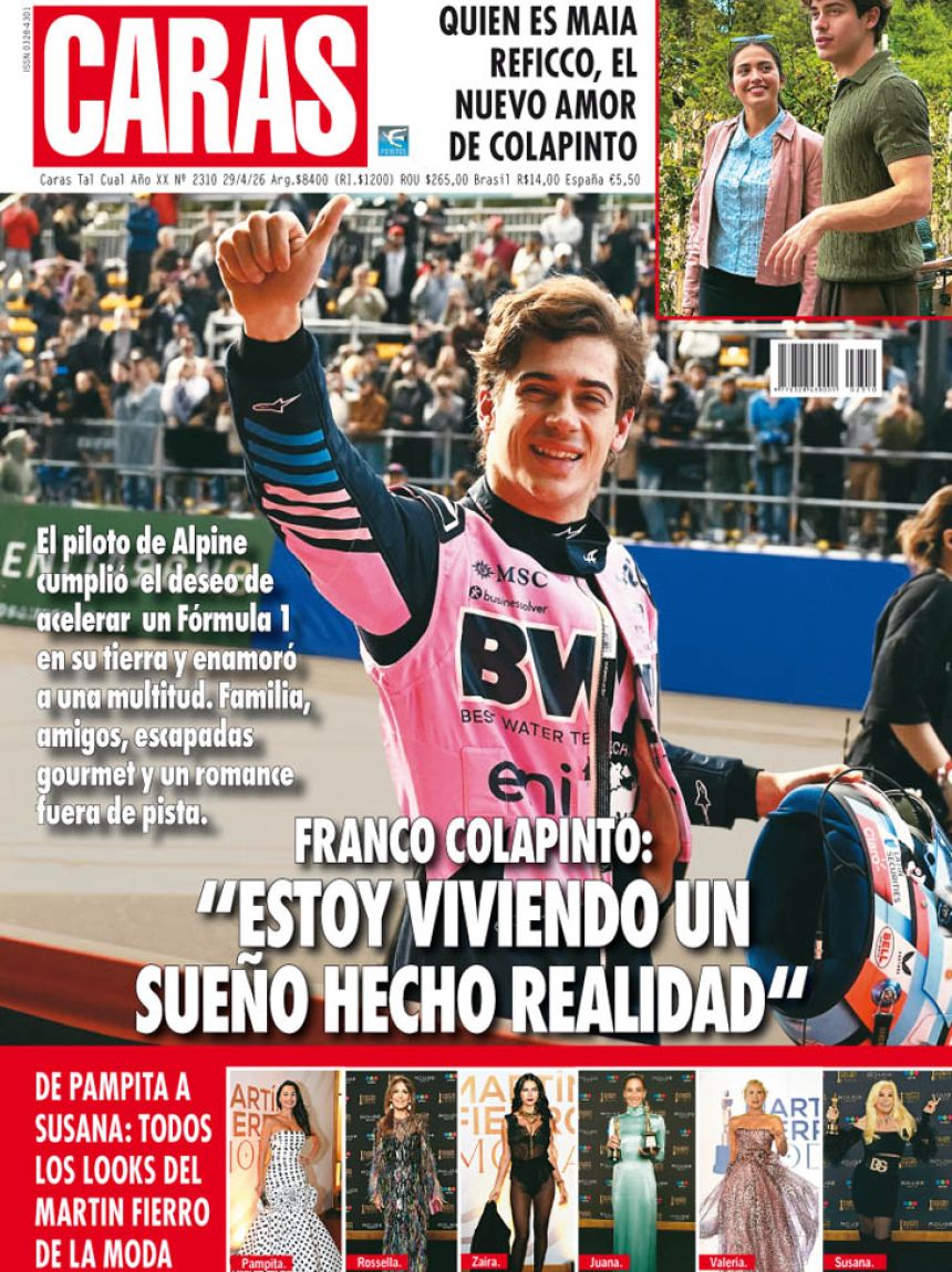 Franco Colapinto: "Estoy viviendo un sueño hecho realidad"
