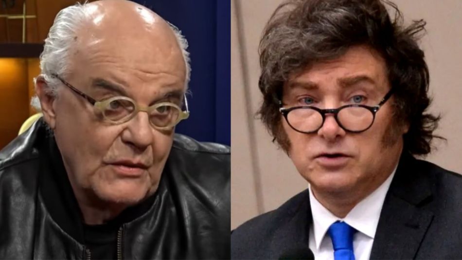 Juan Leyrado y Javier Milei