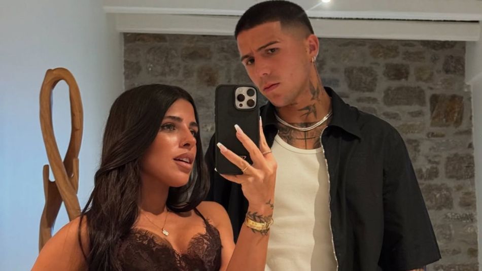 Valentina Cervantes y Enzo Fernández