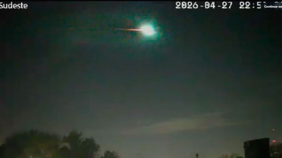 Un bólido sorprendió en el cielo de Argentina y Uruguay.