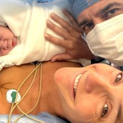 Jorge Macri, Belén Ludueña y Vito | Foto:CEDOC