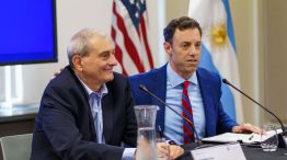 Alejandro Díaz (AmCham) y Niel Harrington (US Chamber)