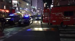 Incendio en el barrio porteño de San Nicolás