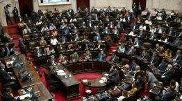 Sesión de diputados en el Congreso 