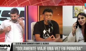 Brian Sarmiento y Diana, la madre de su hijas mayores