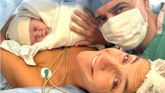 Primera foto: Jorge Macri y Belén Ludueña presentaron a Vito