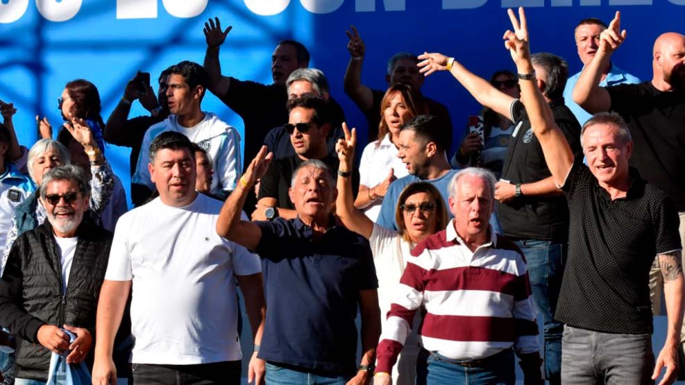 Acto de La CGT en Plaza de Mayo 30042026