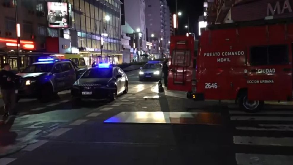 Incendio en el barrio porteño de San Nicolás