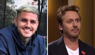 Mauro Icardi y Benjamín Vicuña