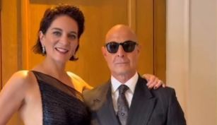 Stanley Tucci y Felicity Blunt