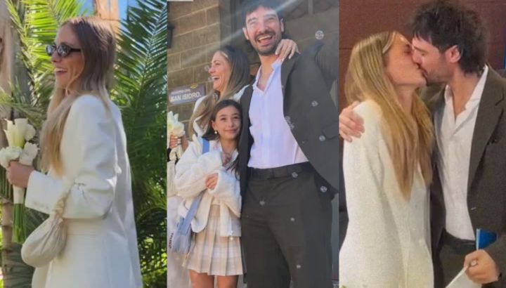 Rocío Igarzábal se casó con Milton Cámara tras 12 años de relación: así fue el especial momento