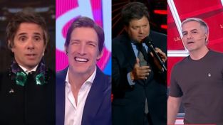 Robertito Funes Ugarte, Iván de Pineda, Guido Kaczka y Ángel de Brito