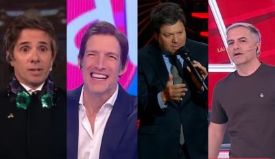 Robertito Funes Ugarte, Iván de Pineda, Guido Kaczka y Ángel de Brito