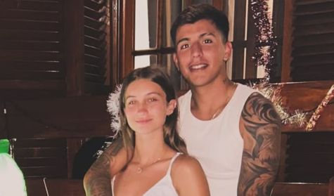 Thiago Silvero e Indiana Cubero