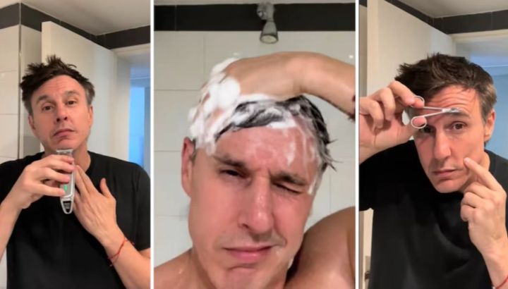 Cómo es la rutina matutina de Roberto García Moritán: skin care, afeitado y recorte de cejas