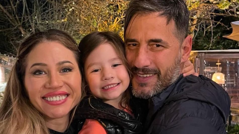 Adabel Guerrero, Martín Lamela y su hija