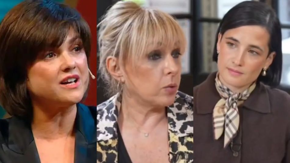 Araceli González, Myriam Bunin y Florencia Torrente