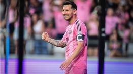 Lionel Messi en el partido contra Orlando City 2