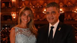 María Belén Ludueña y Jorge Macri