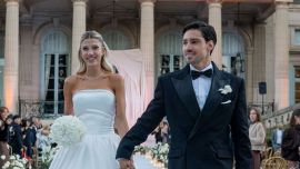 Así fue la espectacular boda de Cande Ruggeri y Nico Maccari: entrada de película, ambientación soñada y rodeados de famosos