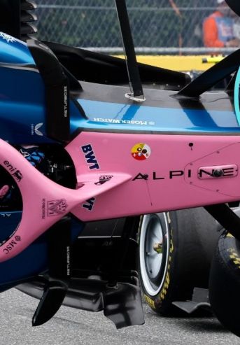 Franco Colapinto sobre Gasly