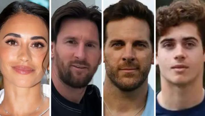 De Antonela Roccuzzo y Lionel Messi a Juan Martín del Potro: los famosos acompañaron a Franco Colapinto en Miami