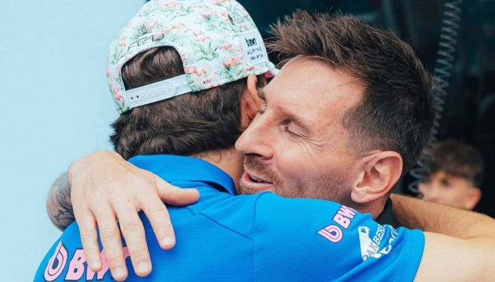 Messi y Colapinto