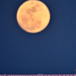 Los espectadores observan el partido de críquet T20 de la Indian Premier League (IPL) de 2026 entre los Rajasthan Royals y los Delhi Capitals mientras la luna llena se eleva sobre el estadio Sawai Mansingh en Jaipur, India. | Foto:MANAN VATSYAYANA / AFP