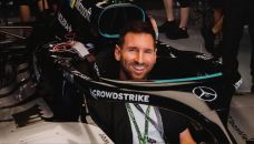 Lionel Messi en el GP de Miami