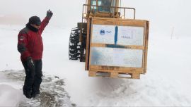 Científicos del CONICET detectaron cómo el flujo de neutrones regula la formación de nubes y el clima global desde la Base Marambio
