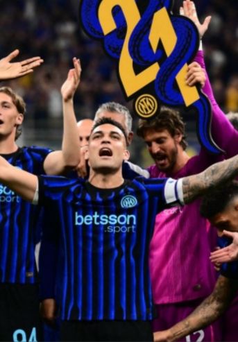 Lautaro Martínez, otra vez campeón con Inter de Milán