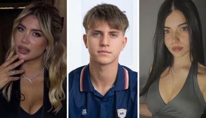 Wanda Nara, Valentino López y Carola Sánchez Aloe