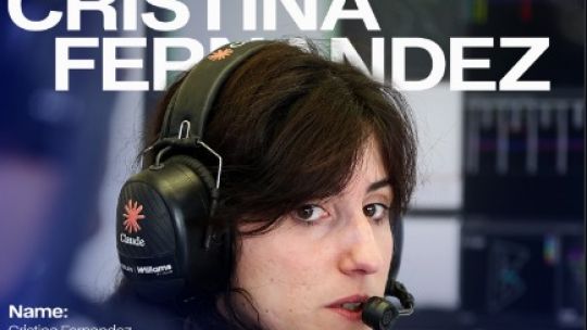Cristina Fernández en la F1: la ingeniera del ex equipo de Colapinto