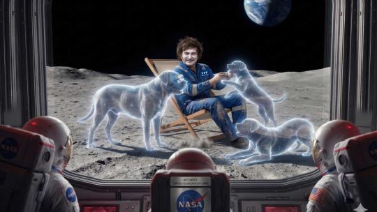 Un presiniño que vive en la Luna