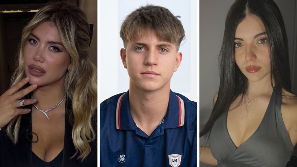 Wanda Nara, Valentino López y Carola Sánchez Aloe