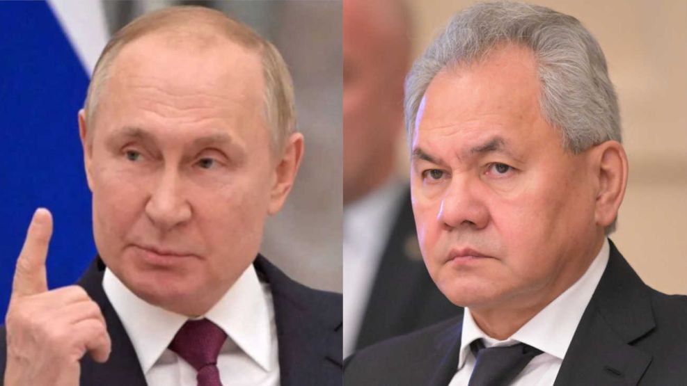 Vladimir Putin y Serguéi Shoigú 04052026
